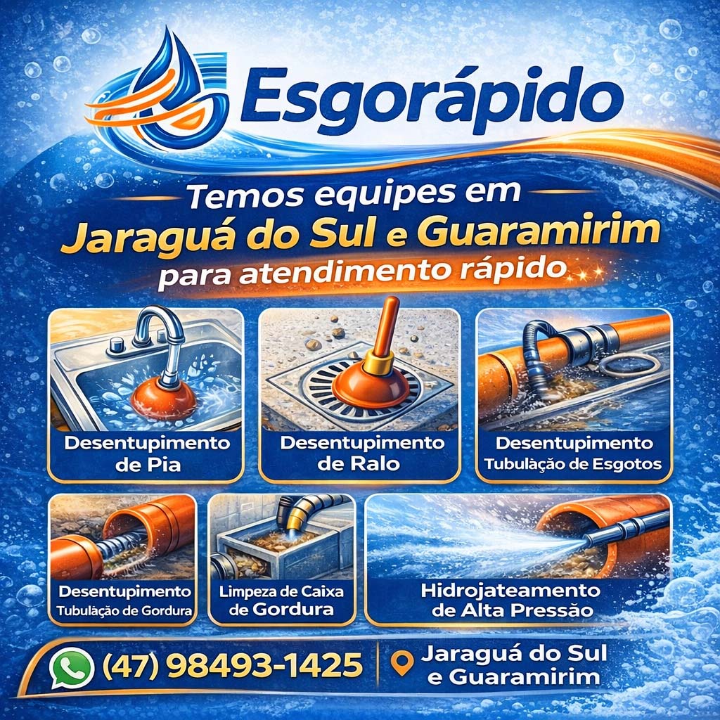 Desentupidora Jaraguá do Sul